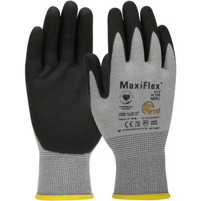 Protective Industrial Products 34-774B Ultra Light Weight Seamless Knit Nylon Glove with Nitrile Coated MicroFoam Grip on Palm & Fingers