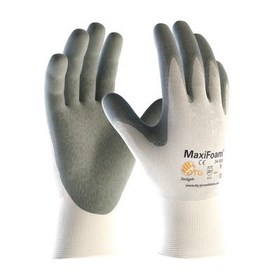 Protective Industrial Products 34-800V Seamless Knit Nylon Glove with Nitrile Coated Foam Grip on Palm & Fingers - Vend-Ready