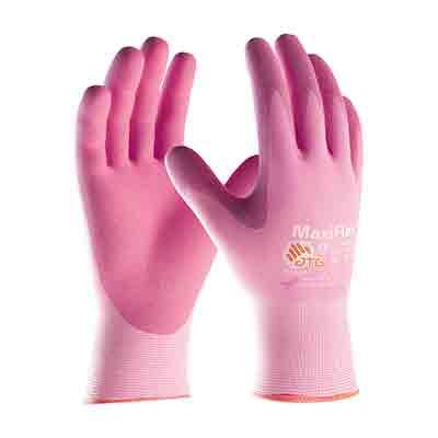 Protective Industrial Products 34-8264 Seamless Knit Nylon / Elastane Glove with Ultra Lightweight Nitrile Coated MicroFoam Grip on Palm & Fingers