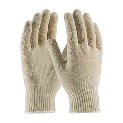 Protective Industrial Products 35-C2110 Medium Weight Seamless Knit Cotton/Polyester Glove - 10 Gauge Natural