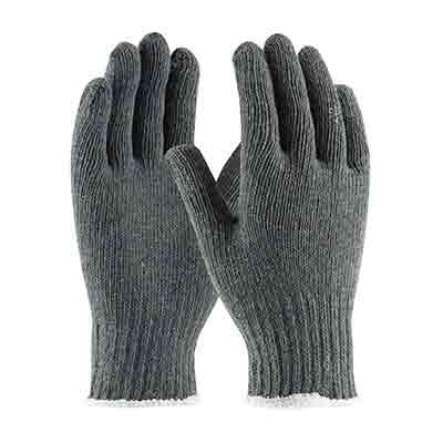 Protective Industrial Products 35-C500 Medium Weight Seamless Knit Cotton/Polyester Glove - Gray