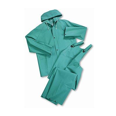 Protective Industrial Products 4045 Treated PVC Two-Piece Acid Suit - 0.40 mm