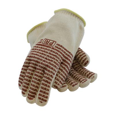 Protective Industrial Products 43-802 Double-Layered Cotton Seamless Knit Hot Mill Glove with Double-Sided EverGrip™ Nitrile Coating - 32 oz