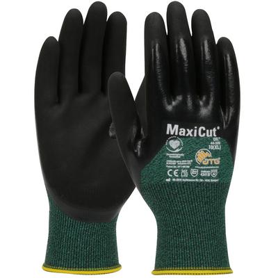 Protective Industrial Products 44-305 Seamless Knit Engineered Yarn Glove with Nitrile Coated MicroFoam Grip on Palm, Fingers & Knuckles