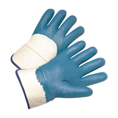 Protective Industrial Products 4550 Nitrile Dipped Glove with Jersey Liner and Smooth Finish on Palm, Fingers & Knuckles - Safety Cuff