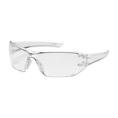 Protective Industrial Products 250-46-0010 Rimless Safety Glasses with Clear Temple, Clear Lens and Anti-Reflective / Anti-Scratch Coating