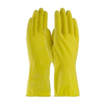 Protective Industrial Products 48-L160Y Unsupported Latex, Flock Lined with Honeycomb Grip - 16 Mil