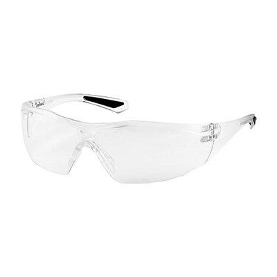 Protective Industrial Products 250-49-0022 Rimless Safety Glasses with Clear Temple, I/O Lens and Anti-Scratch / Anti-Fog Coating