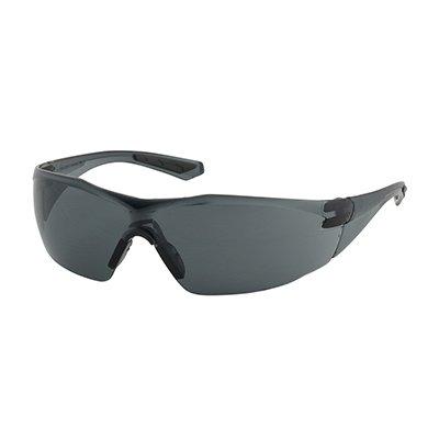 Protective Industrial Products 250-49-0521 Rimless Safety Glasses with Clear Temple, Gray Lens and FogLess® 3Sixty™ Coating