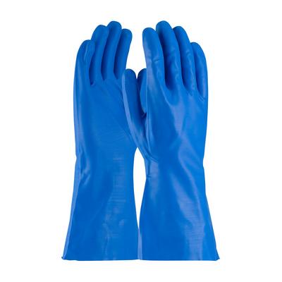 Protective Industrial Products 50-N160B Unsupported Nitrile, Flock Lined with Raised Diamond Grip - 15 Mil