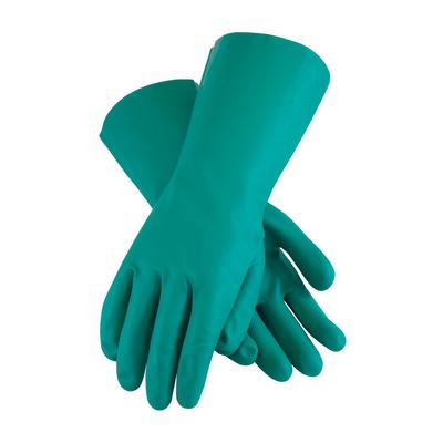 Protective Industrial Products 50-N150G Unsupported Nitrile, Flock Lined with Raised Diamond Grip - 15 Mil