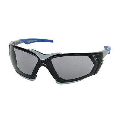 Protective Industrial Products 250-54-0551 Rimless Safety Glasses with Gray Frame, Light Gray Lens, Foam Padding and FogLess® 3Sixty™ Coating