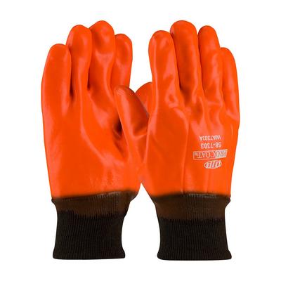 Protective Industrial Products 58-7303 Premium PVC Dipped Glove with Interlock/Jersey Liner and Smooth Finish - Insulated & Waterproof