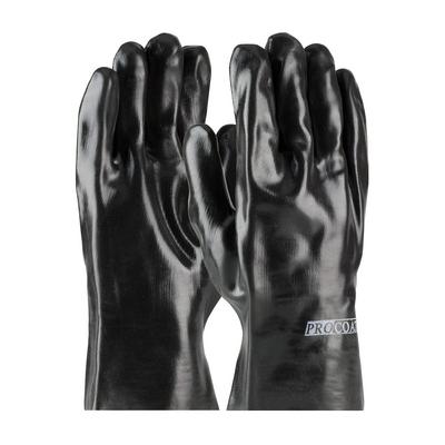 Protective Industrial Products 58-8020 Premium PVC Dipped Glove with Interlock Liner and Smooth Finish - 10