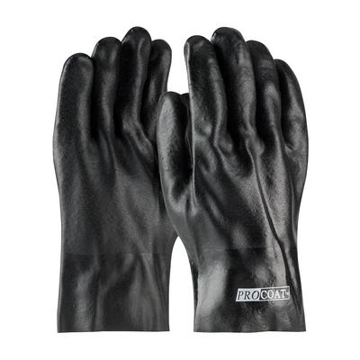 Protective Industrial Products 58-8020DD Premium PVC Dipped Glove with Jersey Liner and Rough Acid Finish - 10