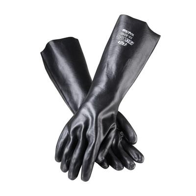 Protective Industrial Products 58-8060 Premium PVC Dipped Glove with Interlock Liner and Smooth Finish - 18