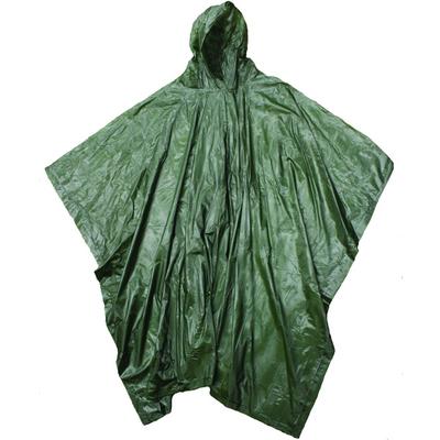 Protective Industrial Products 60 Waterproof Poncho - 0.10 mm - Green
