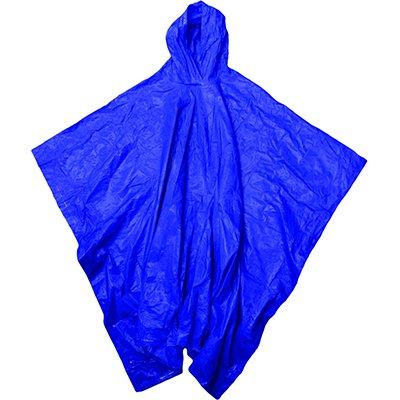 Protective Industrial Products 62 Waterproof Poncho - 0.10 mm - Blue