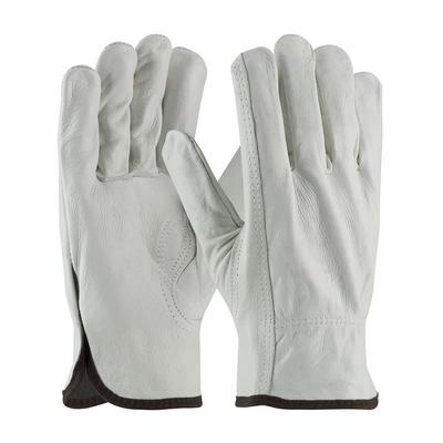 Protective Industrial Products 68-163 Regular Grade Top Grain Cowhide Leather Drivers Glove - Keystone Thumb