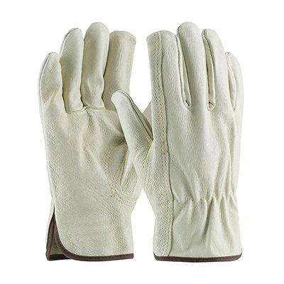 Protective Industrial Products 70-361 Economy Grade Top Grain Pigskin Leather Drivers Glove - Keystone Thumb