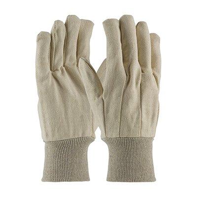 Protective Industrial Products 710K Cotton/Poly Canvas Single Palm Glove - Knitwrist