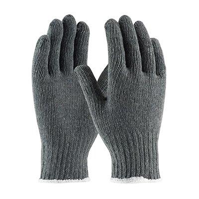 Protective Industrial Products 710SLG Medium Weight Seamless Knit Cotton/Polyester Glove - Gray