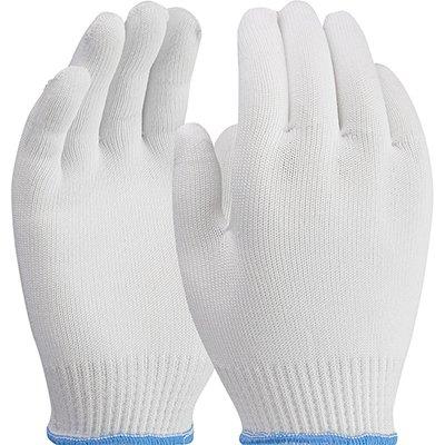 Protective Industrial Products 713SNL Light Weight Seamless Knit Nylon Glove - White