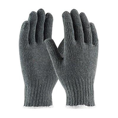 Protective Industrial Products 712SG Heavy Weight Seamless Knit Cotton/Polyester Glove - Gray