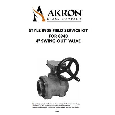 Akron Brass 8908 Field Service Kit with Composite Ball for 4