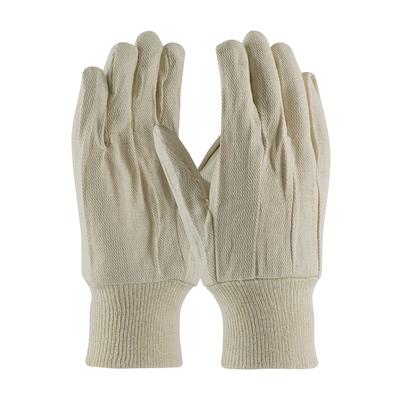 Protective Industrial Products 90-908 Premium Grade Cotton Canvas Single Palm Glove - Knit Wrist