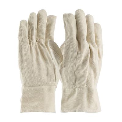 Protective Industrial Products 90-908BT Premium Grade Cotton Canvas Single Palm Glove - Band Top