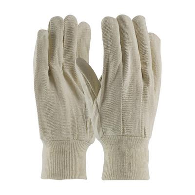 Protective Industrial Products 90-908I Economy Grade Cotton Canvas Single Palm Glove - Knitwrist