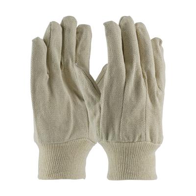 Protective Industrial Products 90-910I Economy Grade Cotton Canvas Single Palm Glove - Knitwrist