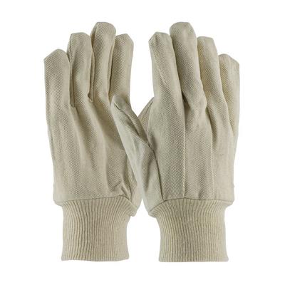 Protective Industrial Products 90-912I Economy Grade Cotton Canvas Single Palm Glove - Knitwrist