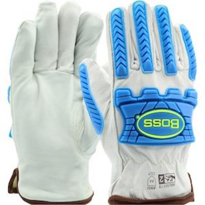 Protective Industrial Products 2969 Multi-Activity Glove with Sheep Grain Leather Padded Palm and Silver AirMesh™ Back