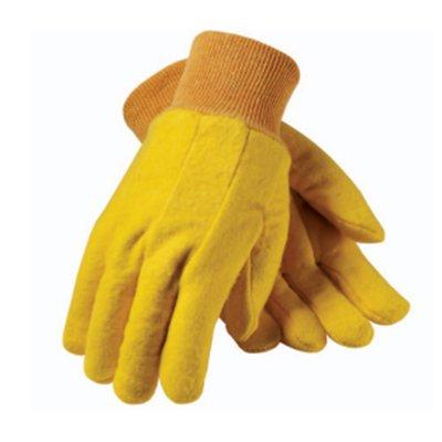 Protective Industrial Products 93-568 Economy Grade Cotton Chore Glove with Single Layer Palm/Back and Nap-out Finish - Knitwrist