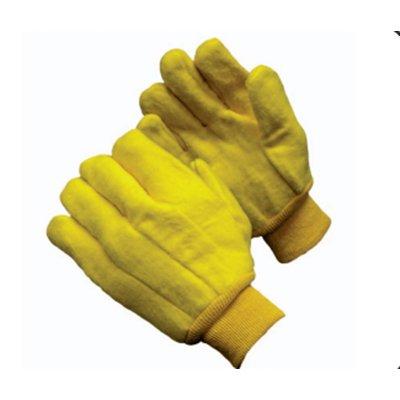 Protective Industrial Products 93-598 Premium Grade Cotton Chore Glove with Double Layer Palm/Back and Nap-out Finish - Knitwrist