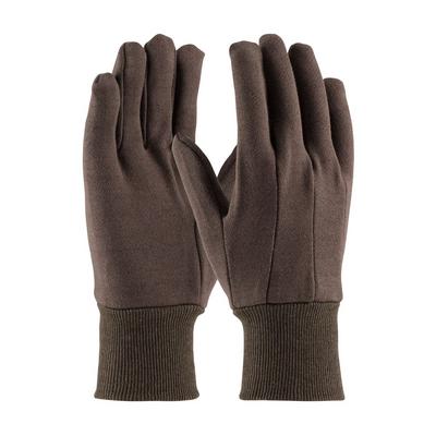 Protective Industrial Products 750LC Regular Weight Cotton Brown Jersey Glove- Ladies'