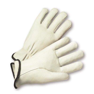 Protective Industrial Products 999 Top Grain Cowhide Leather Glove with White Thermal Lining - Straight Thumb