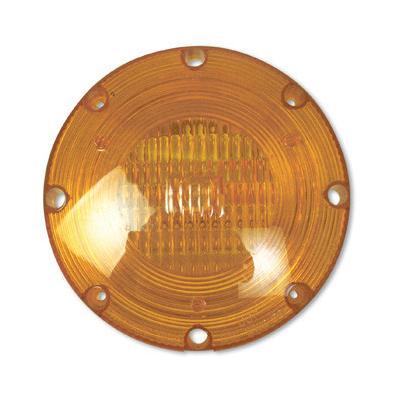 Akron Brass 1080-1106-20 School Bus Warning Light, Halogen, Amber, Ground Wire