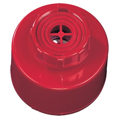 UTC Fire & Security AS262N Panel Mount Sounder, Red, With Tone Select Switch & Volume Control