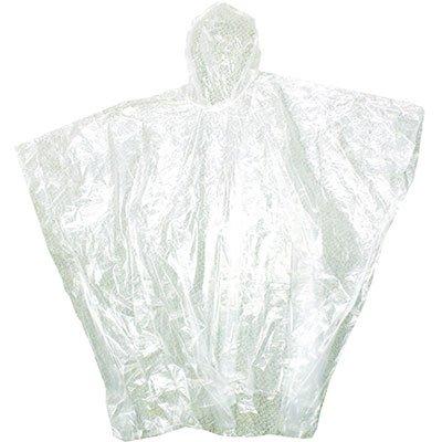 Protective Industrial Products 42 Waterproof Poncho - 4 MIL (0.10 mm) - Clear