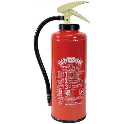 Britannia Fire Ltd BT6 cartridge operated foam spray fire extinguisher