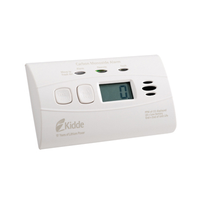 Kidde Fire Systems C3010D Sealed Lithium Battery Power Carbon Monoxide Alarm with Digital Display