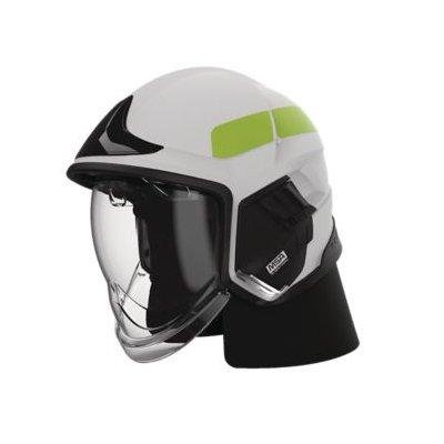 MSA GYL1018500000-BU16 Cairns XF1 Fire Helmet, Large, Matte White