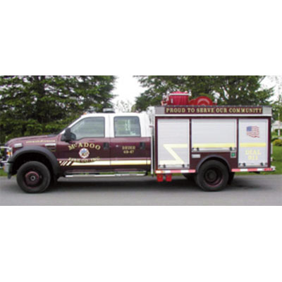 CET Fire Pumps Brush Truck 12 ford cab and chassis