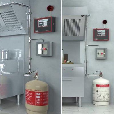 Ceasefire SM-RM1585 Commercial Kitchen Suppression Systems (Wet Chemical Based & Watermist Based)