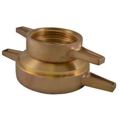 South park corporation DSHC4254AB DSHC42, 6 National Standard Thread (NST)T Female X 6 National Standard Thread (NST)T Female Hydrant Connection Brass