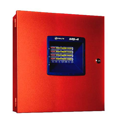 Fire Lite Alarms (Honeywell) MS-4 fire alarm control panel