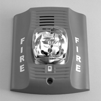 Fire Lite Alarms (Honeywell) P4RH 4-wire wall horn/strobe